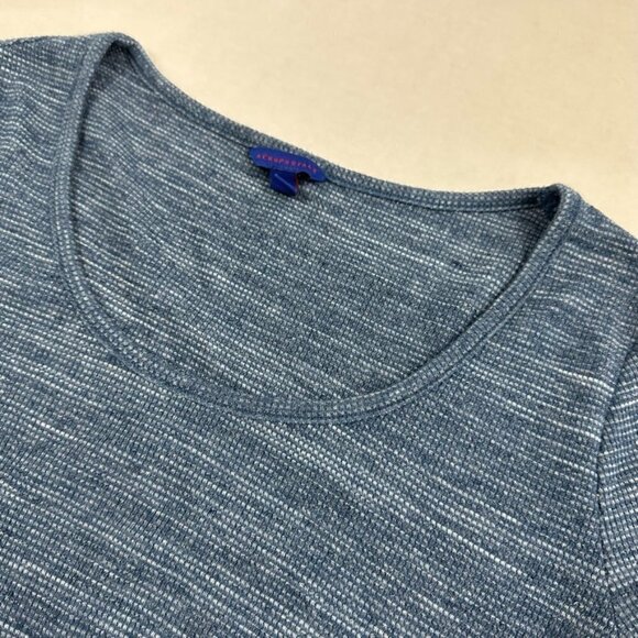 Aeropostale Blue Long Sleeve Cropped Tie Waist Jersey, M - Picture 3 of 8